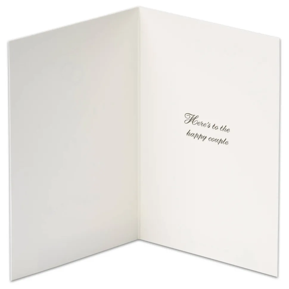Eat, Drink, Be Married Wedding Greeting Card