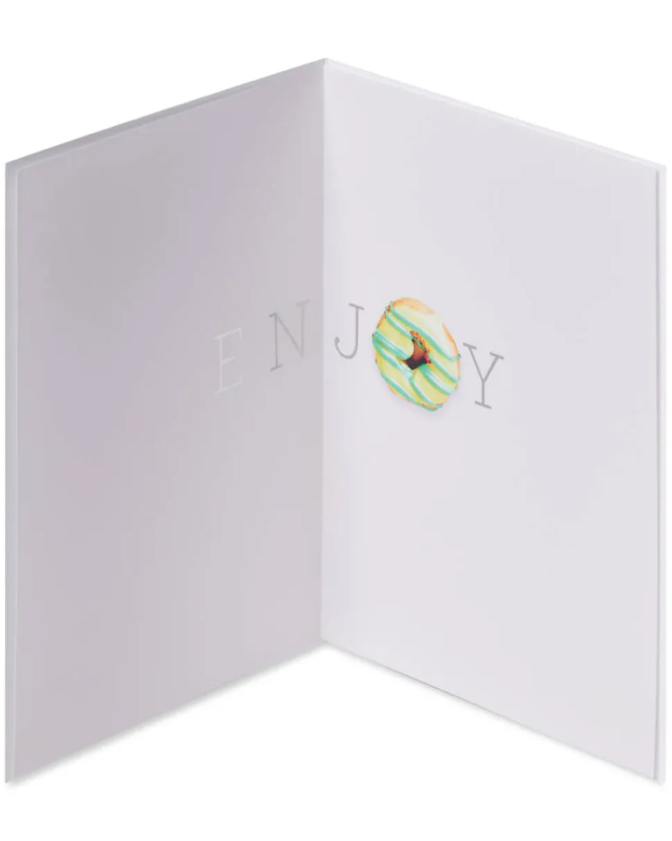 Eat Hole Foods Funny Birthday Greeting Card