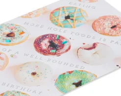 Eat Hole Foods Funny Birthday Greeting Card