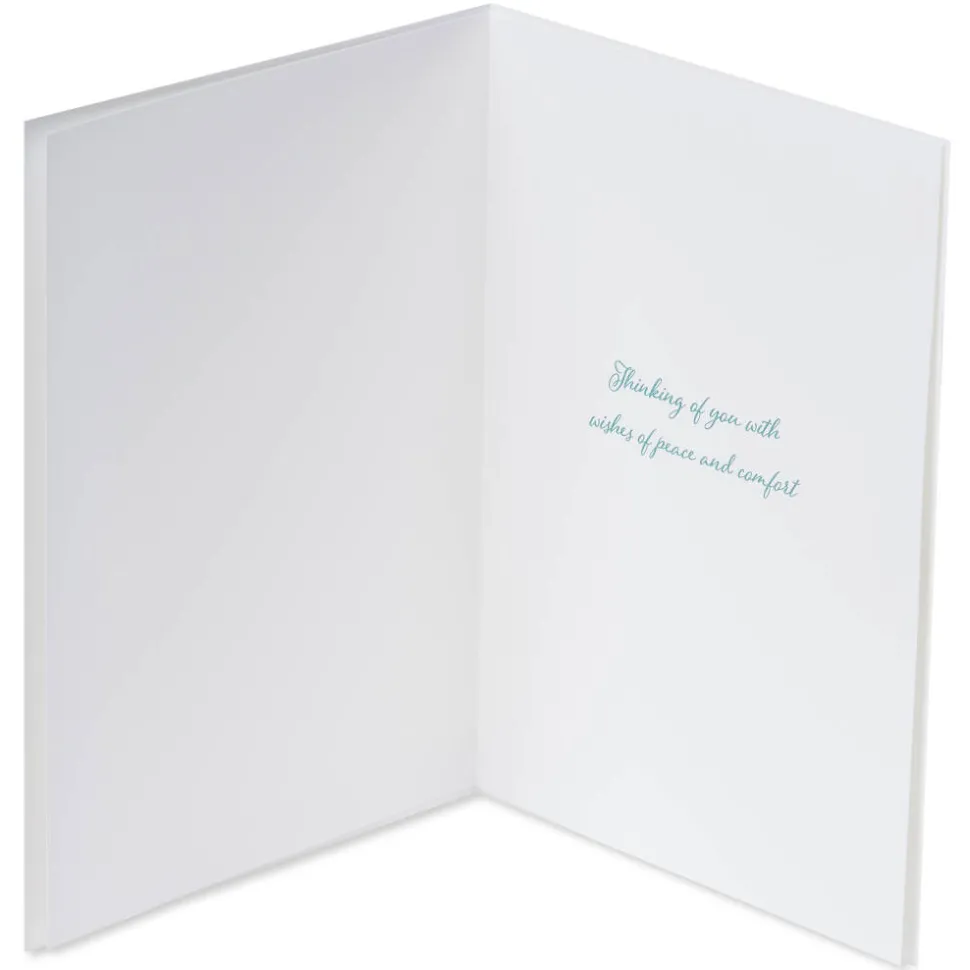 Elegant Greenery Sympathy Greeting Card