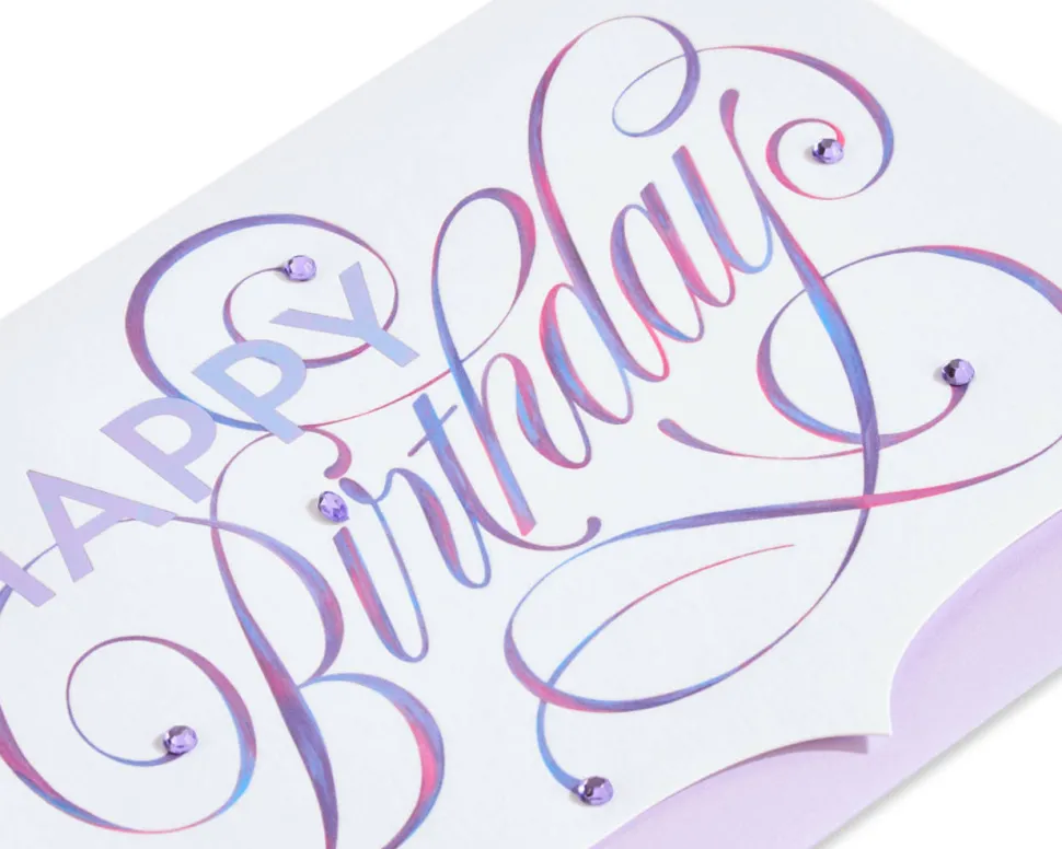 Elegant Happy Birthday Birthday Greeting Card