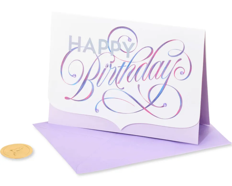 Elegant Happy Birthday Birthday Greeting Card