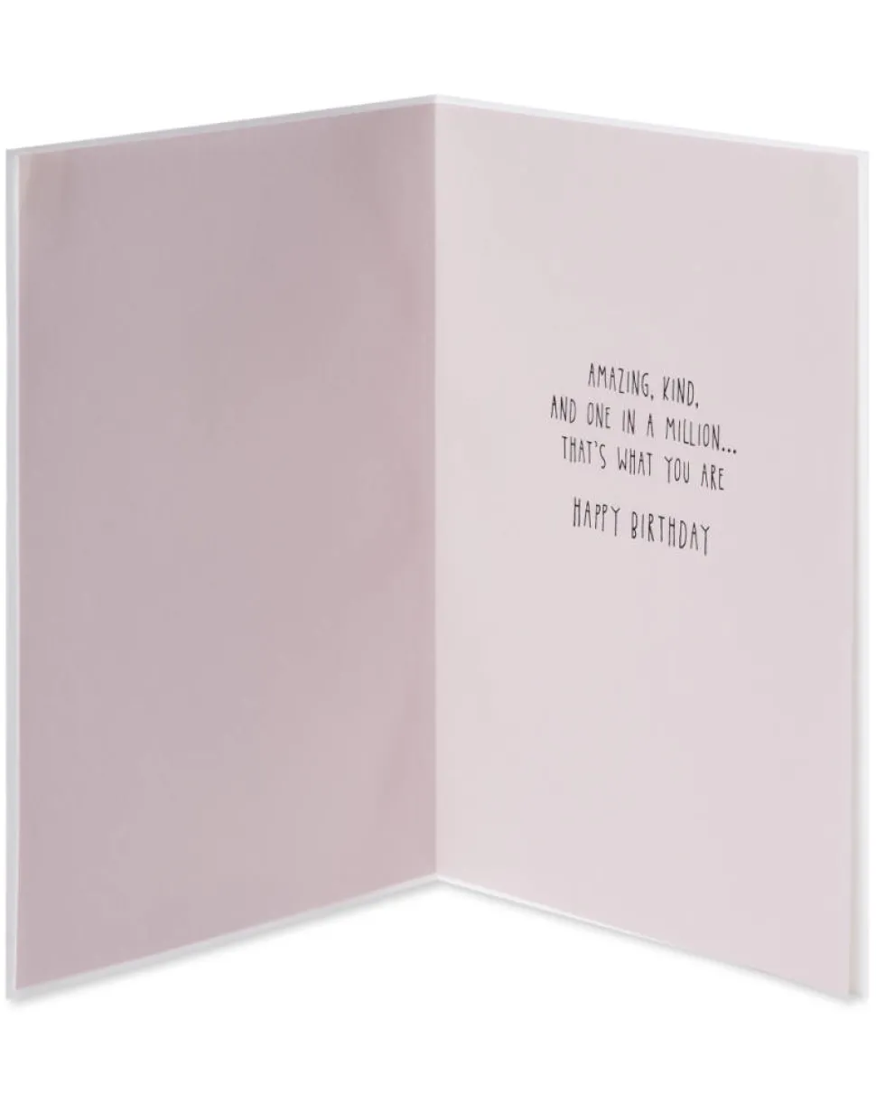 Elephant and Zebra Birthday Greeting Card