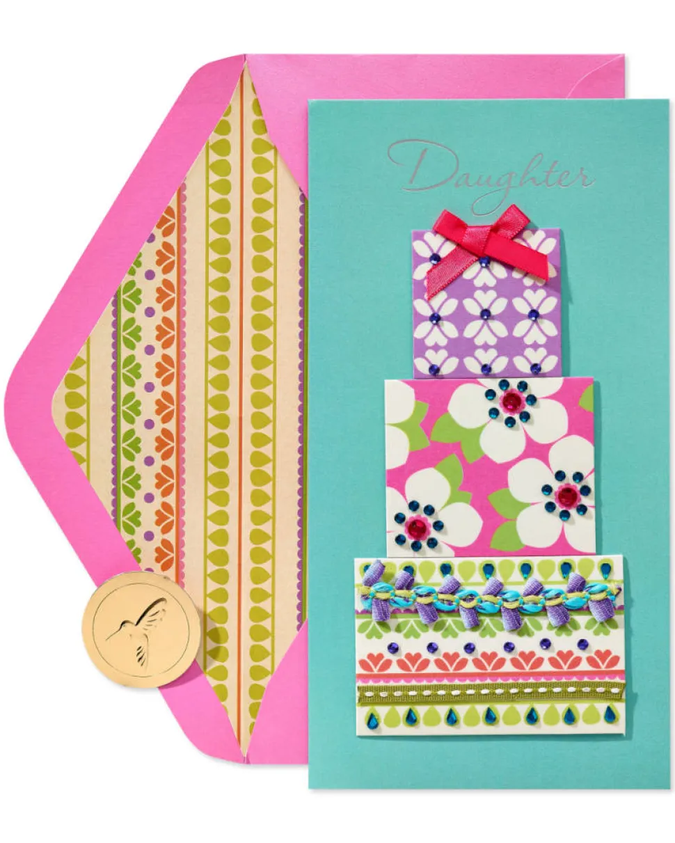 Fabric Gifts Birthday Greeting Card