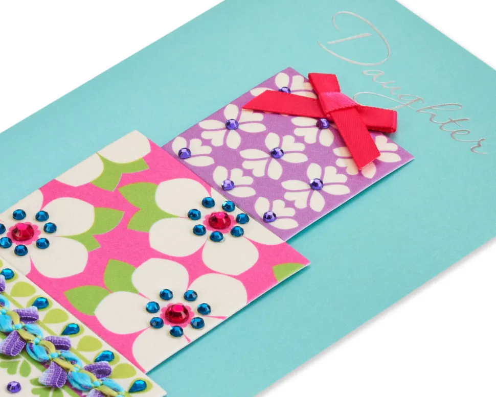 Fabric Gifts Birthday Greeting Card