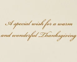 Fall Leaves Thanksgiving Greeting Card