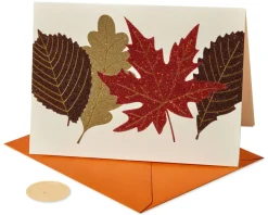 Fall Leaves Thanksgiving Greeting Card