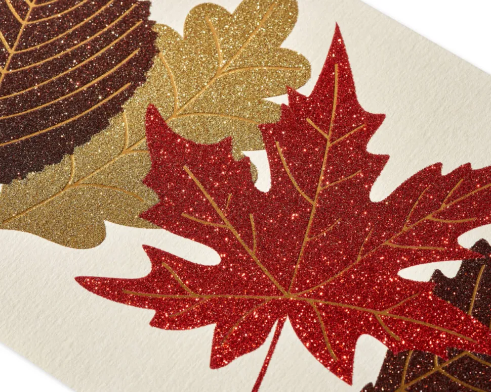 Fall Leaves Thanksgiving Greeting Card