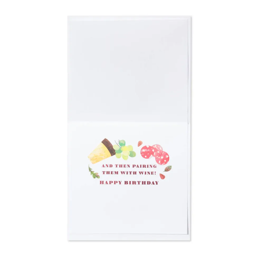 Fancy Snacks Birthday Greeting Card