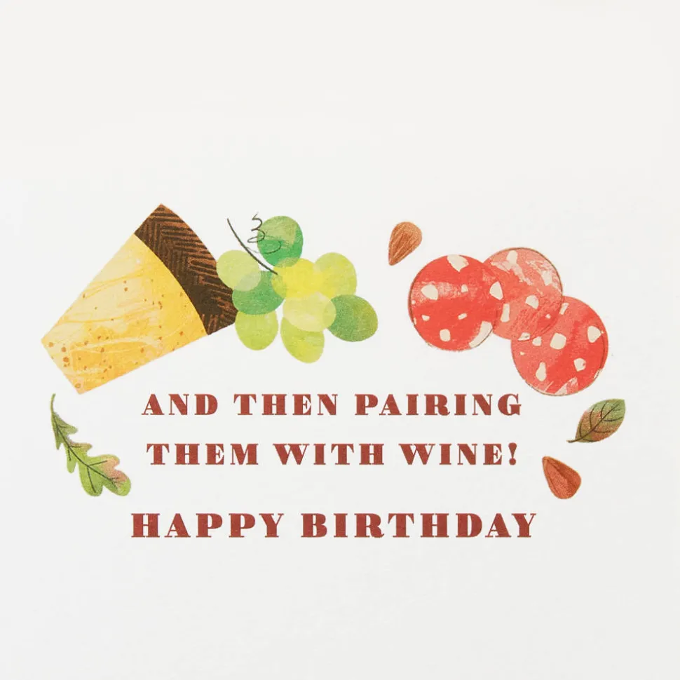 Fancy Snacks Birthday Greeting Card