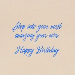 Fashion Feather Heels Birthday Greeting Card