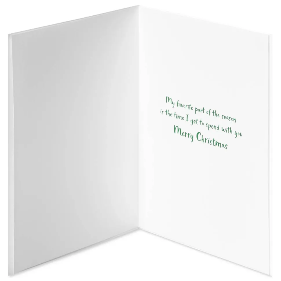 Favorite Part Christmas Greeting Card for Grandma