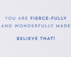Fierce-fully and Wonderfully Made Friendship Greeting Card – Illustrated by Aminah Dantzler