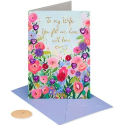 Fill Our Home With Love Mothers Day Greeting Card for Wife