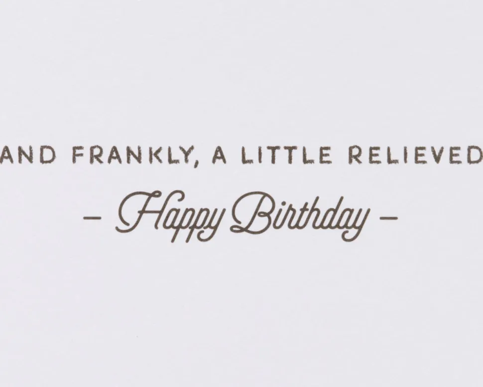Fine Person Funny Birthday Greeting Card
