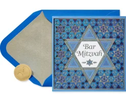 Fine Young Man Bar Mitzvah Greeting Card