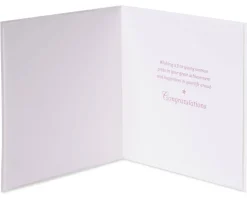 Fine Young Woman Bat Mitzvah Greeting Card