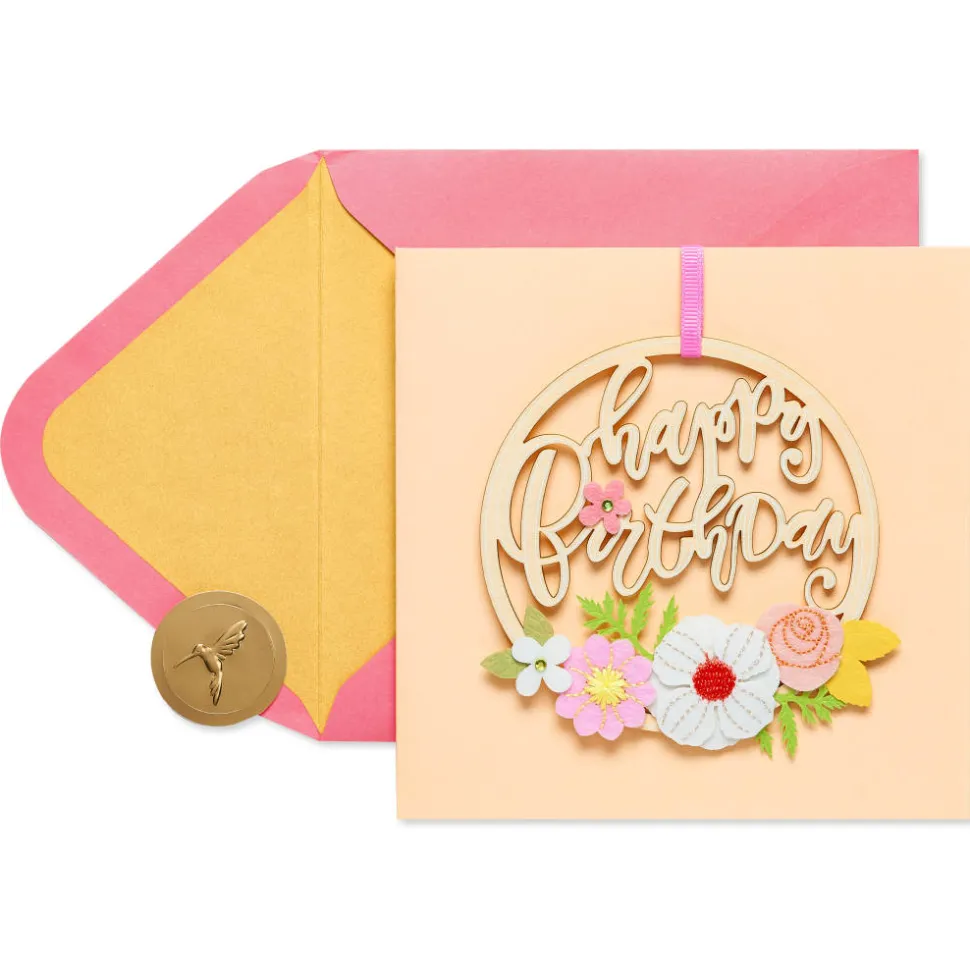 Floral Birthday Greeting Card