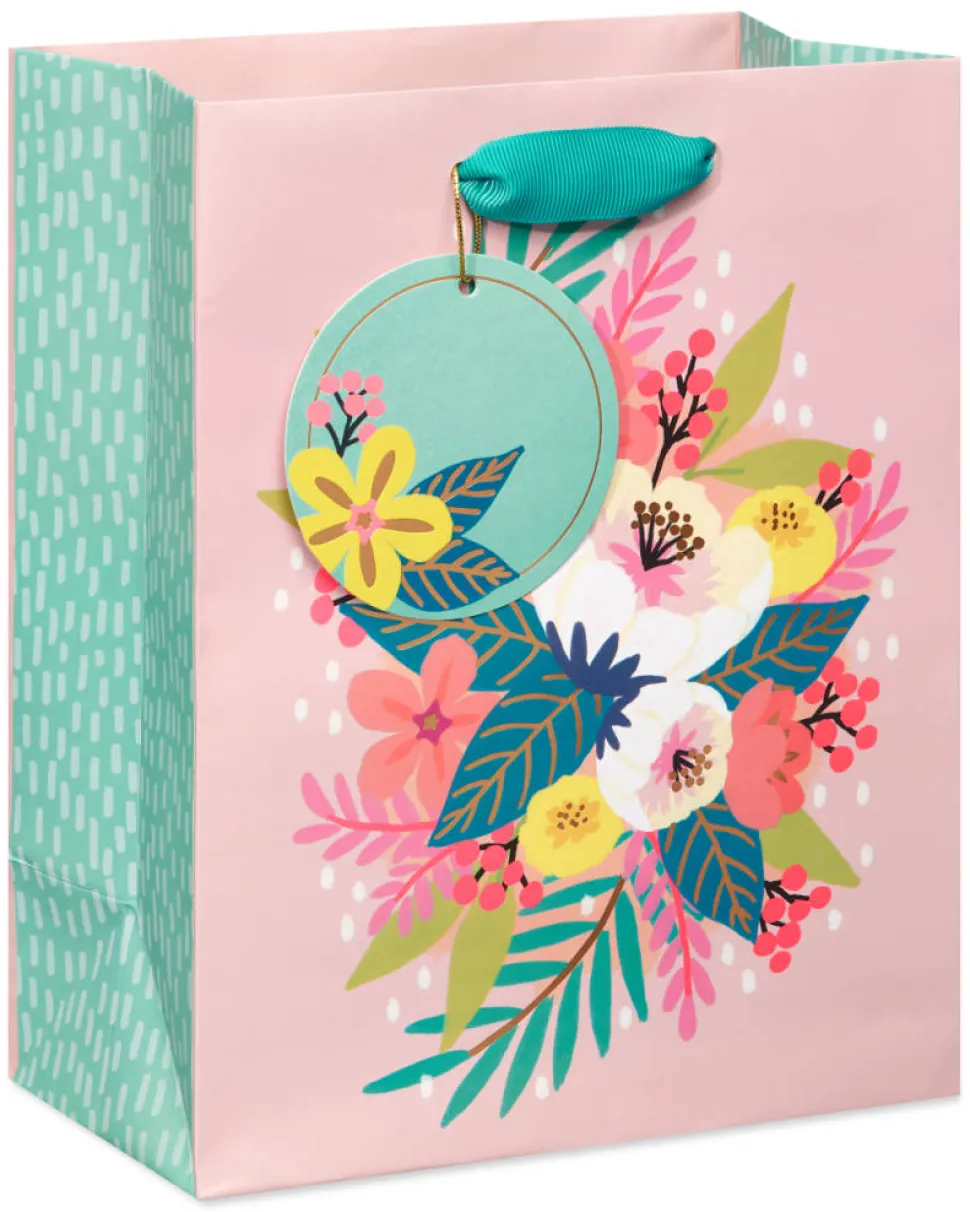 Floral Blossoms Medium Gift Bag, 1 Bag