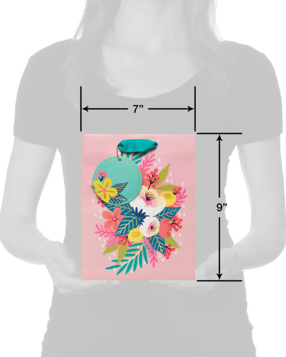 Floral Blossoms Medium Gift Bag, 1 Bag