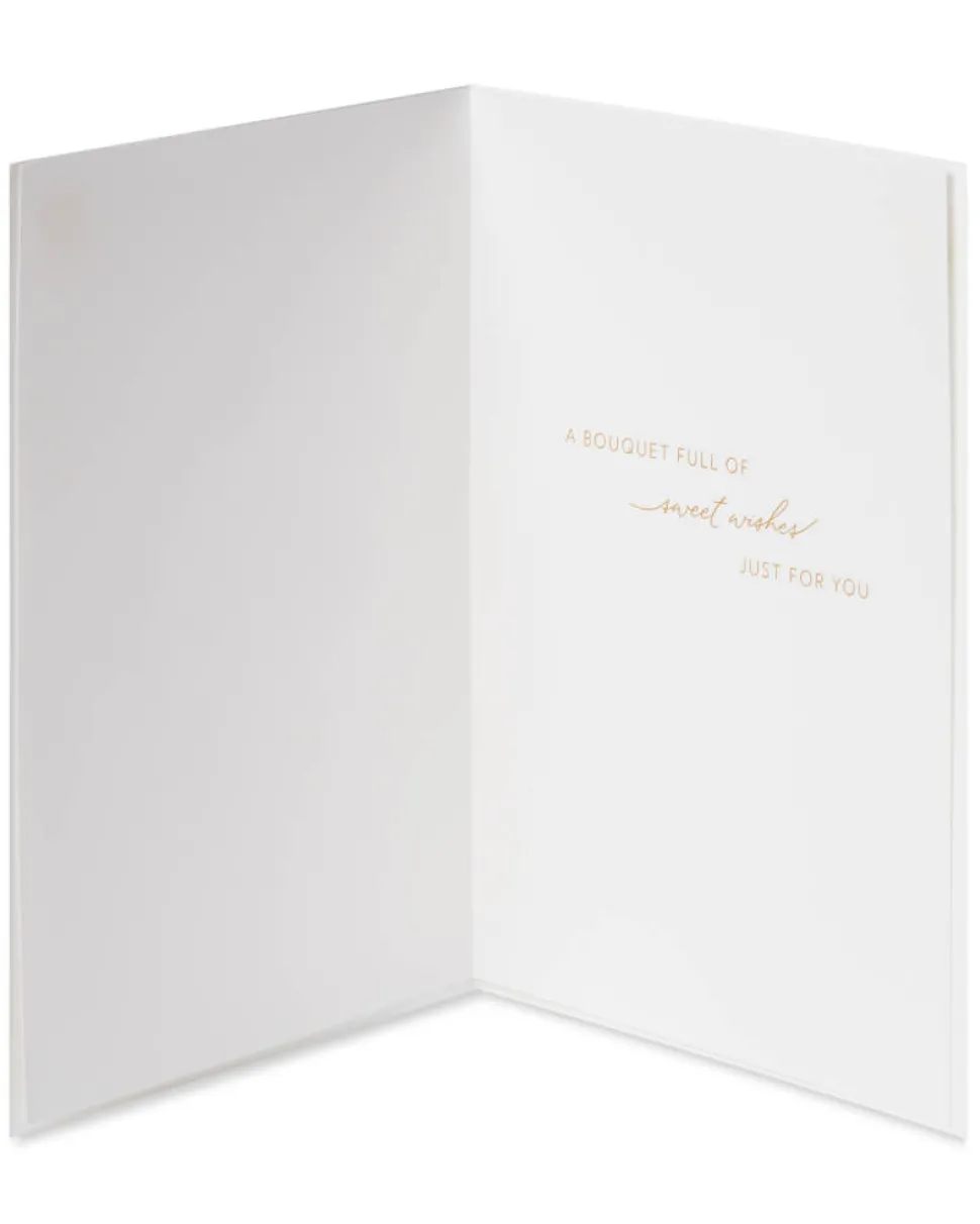 Floral Ice Cream Birthday Greeting Card