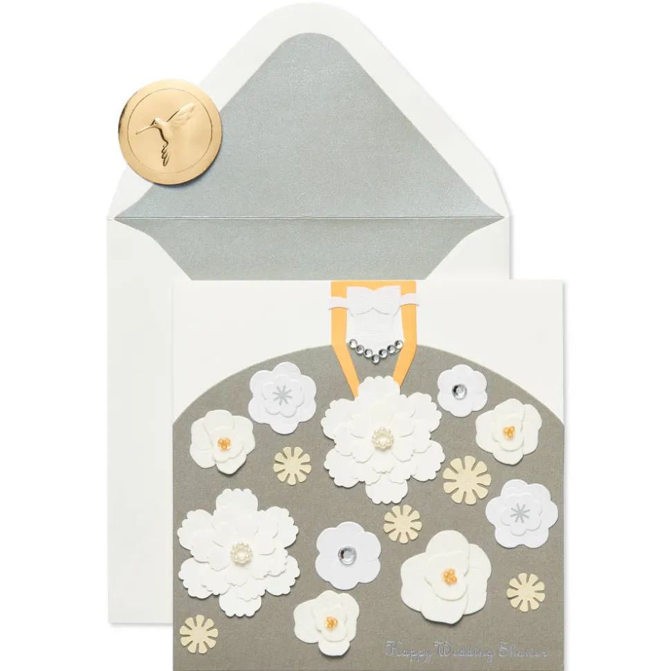Floral Wedding Shower Greeting Card