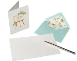 Floral Wedding Thank You Boxed Blank Note Cards with Envelopes, 20-Count