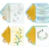 Flowers and Butterflies Sympathy Card Assortment, 4-Count