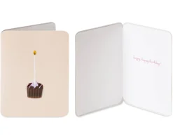 Flowers and Dessert Birthday Greeting Card Bundle for Her, 2-Count