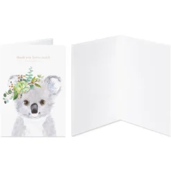 Flowers Blank Thank You Card Assortment, 4-Count