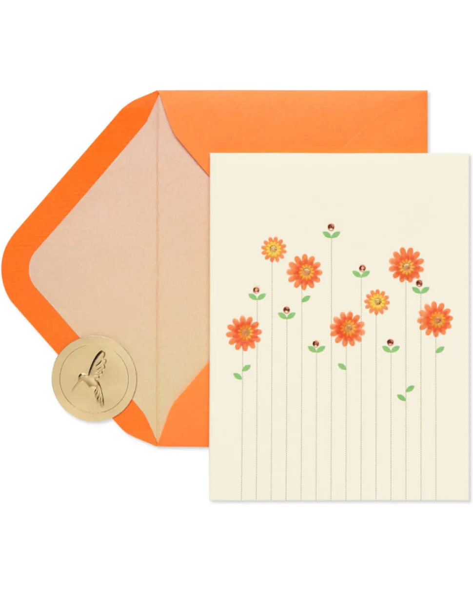 Flowers Thinking of You Greeting Card