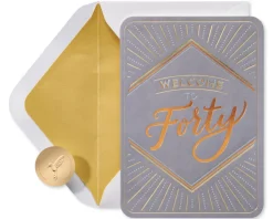 Forty Looks Good on You 40th Birthday Greeting Card