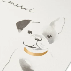 French Bulldog Thank You Greeting Card
