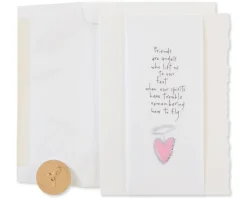 Friends Are Angels Religious Friendship Greeting Card