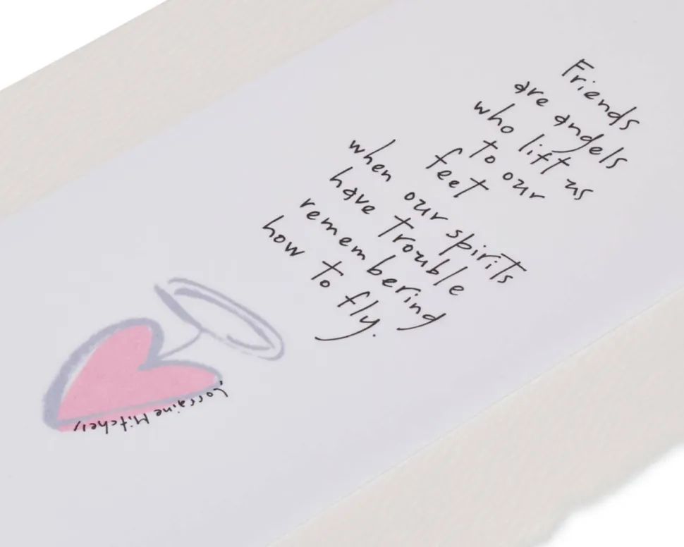 Friends Are Angels Religious Friendship Greeting Card