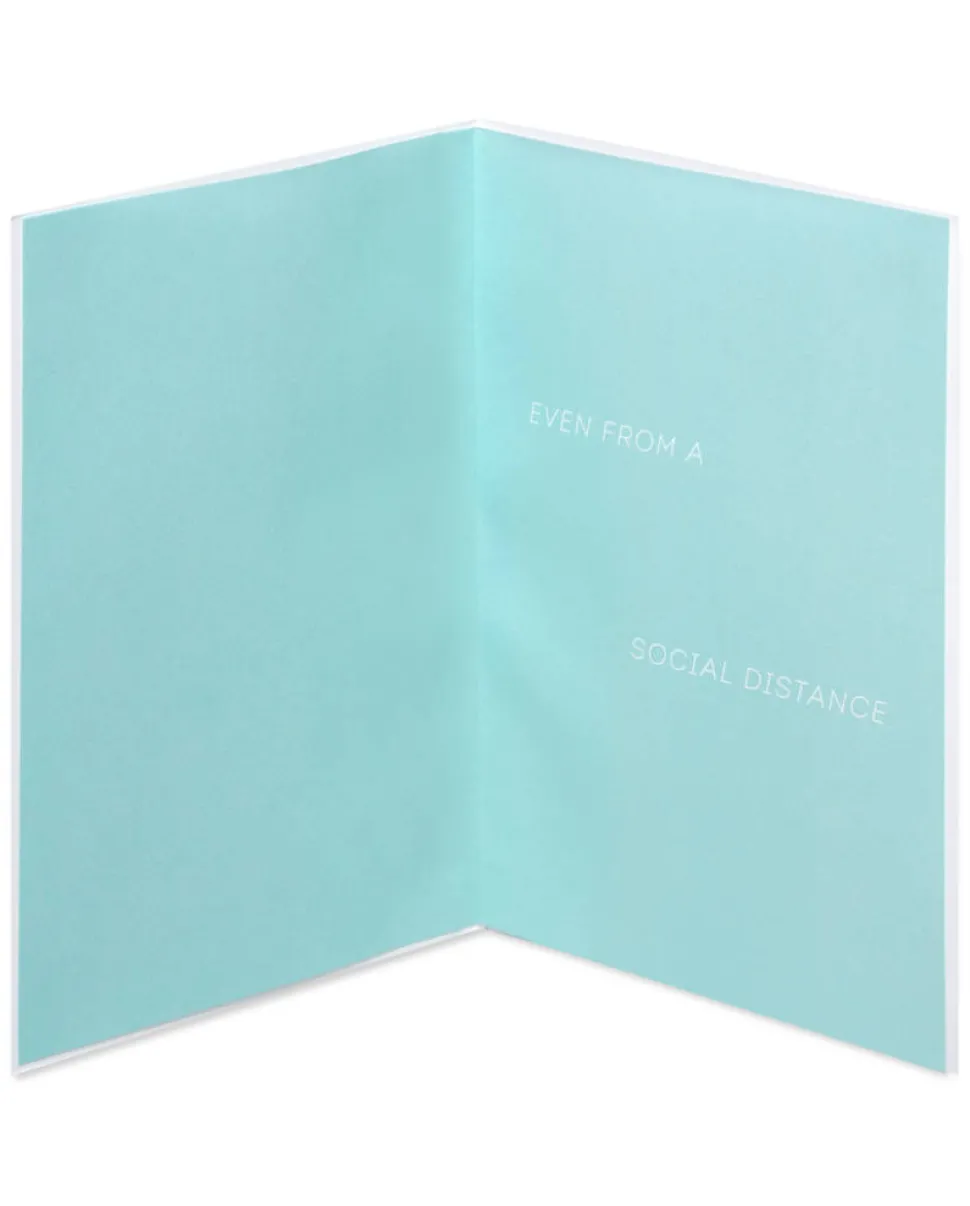 From A Social Distance Thinking of You Greeting Card