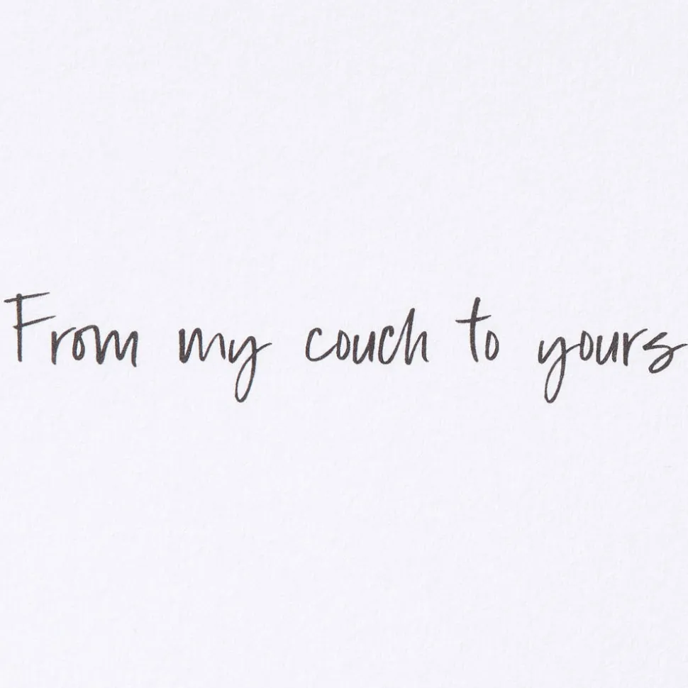 From My Couch to Yours Holiday Greeting Card for Brother