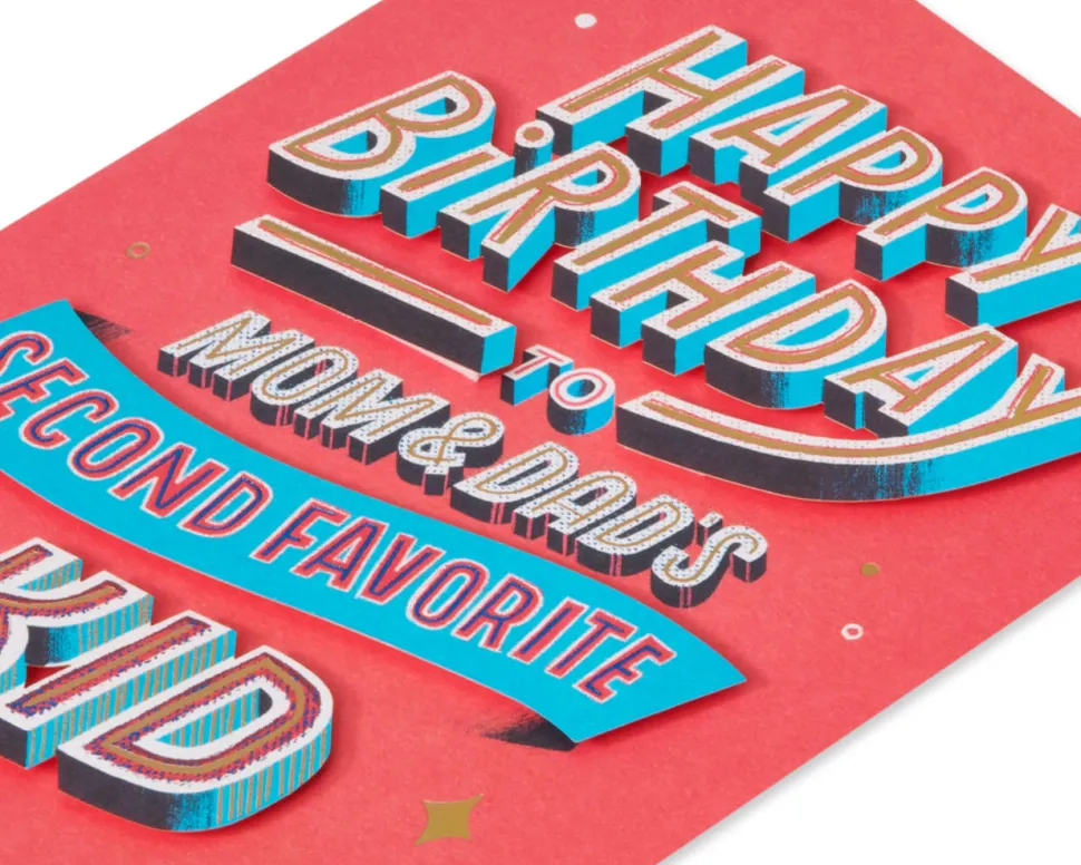 From Your Favorite Sibling Funny Birthday Greeting Card for Brother or Sister