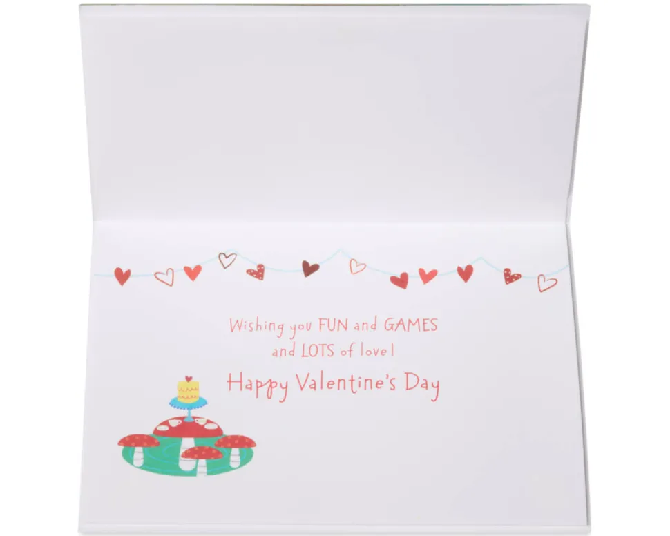 Fun and Games Valentine’s Day Greeting Card for Kids