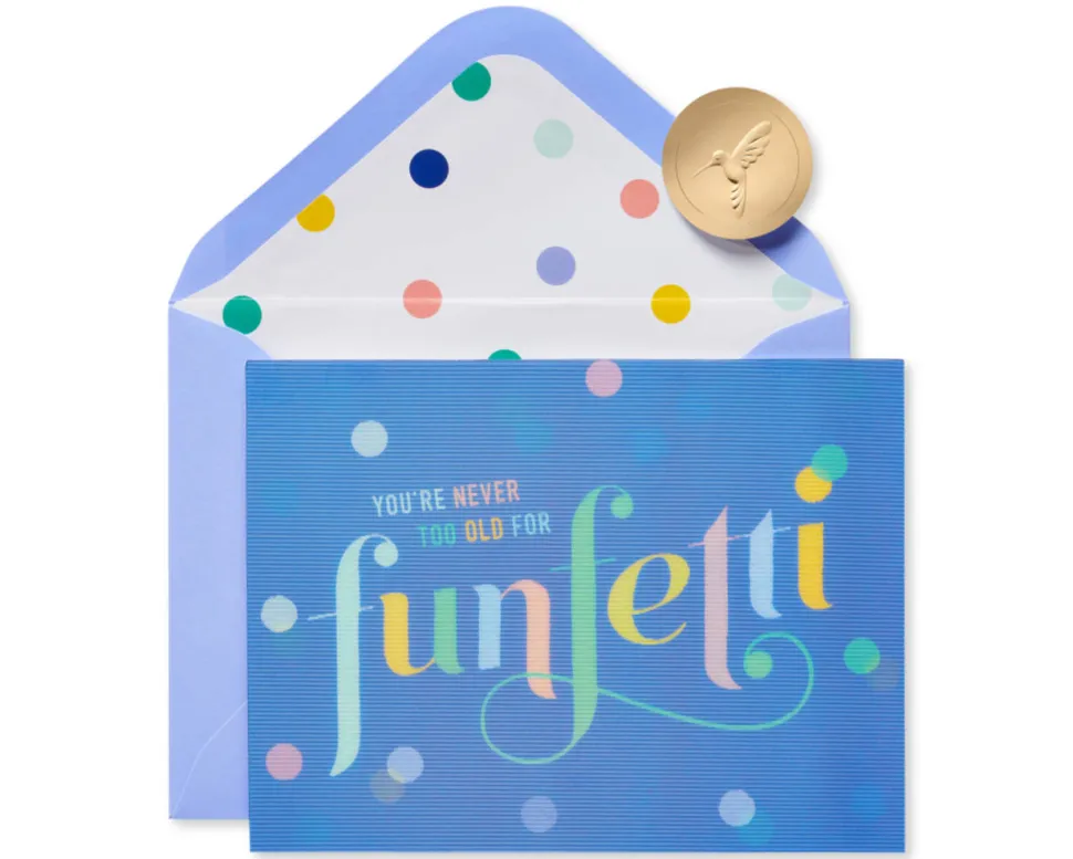 Funfetti Happy Birthday Greeting Card
