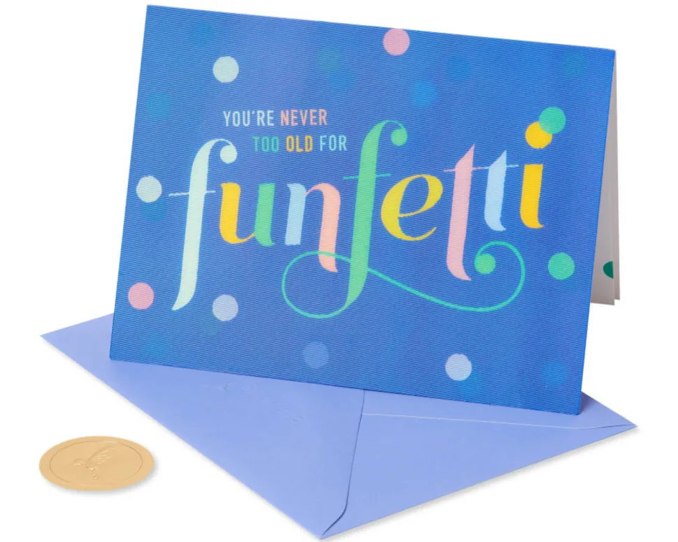 Funfetti Happy Birthday Greeting Card