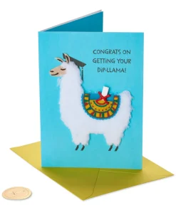 Funny Llama Funny Graduation Greeting Card