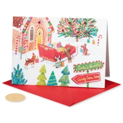 Furry Christmas to You Dog Christmas Greeting Card