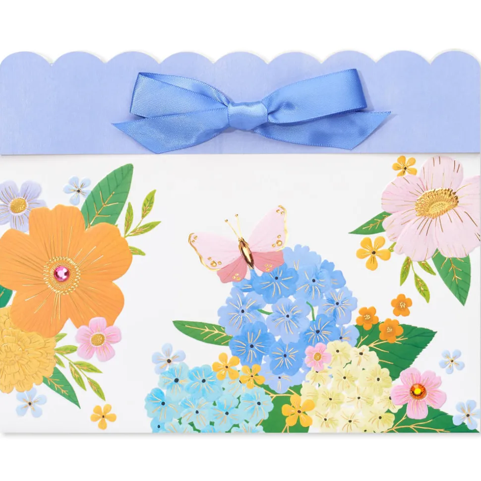 Garden Floral 9″ Medium Gift Bag, 1 Bag