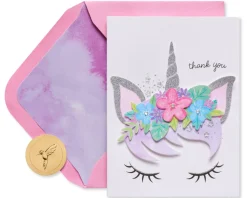 Gem Unicorn Boxed Thank You Cards and Envelopes, 8-Count