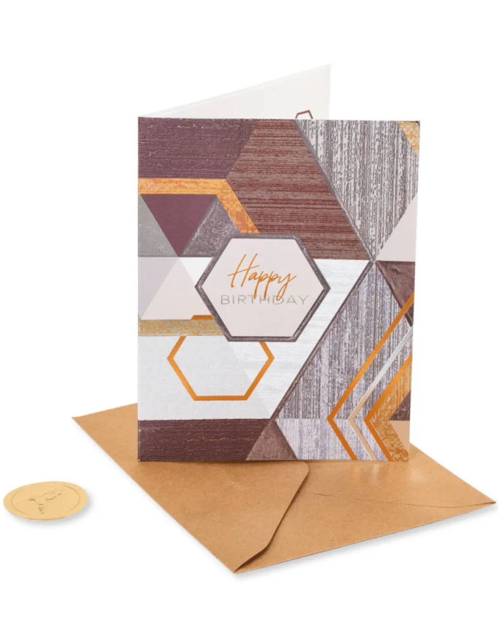 Geo Pattern Birthday Greeting Card