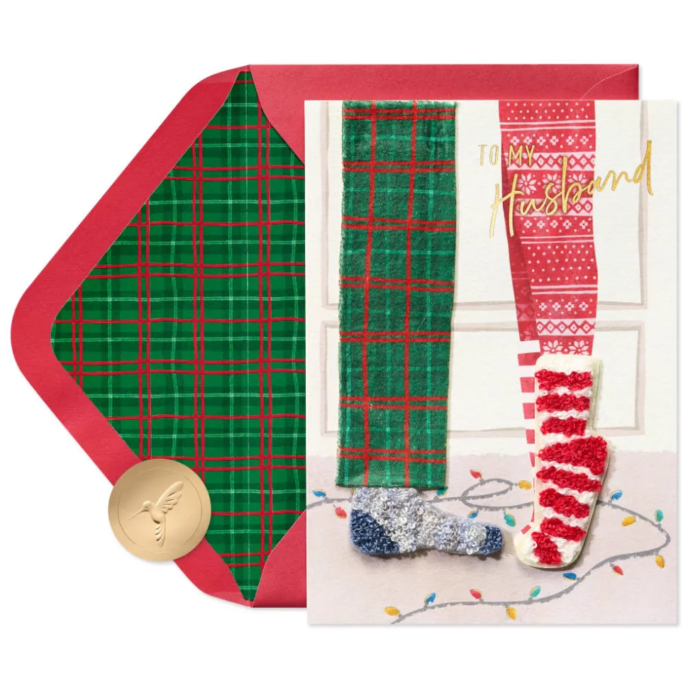 Get Merry With You Christmas Greeting Card for Husband