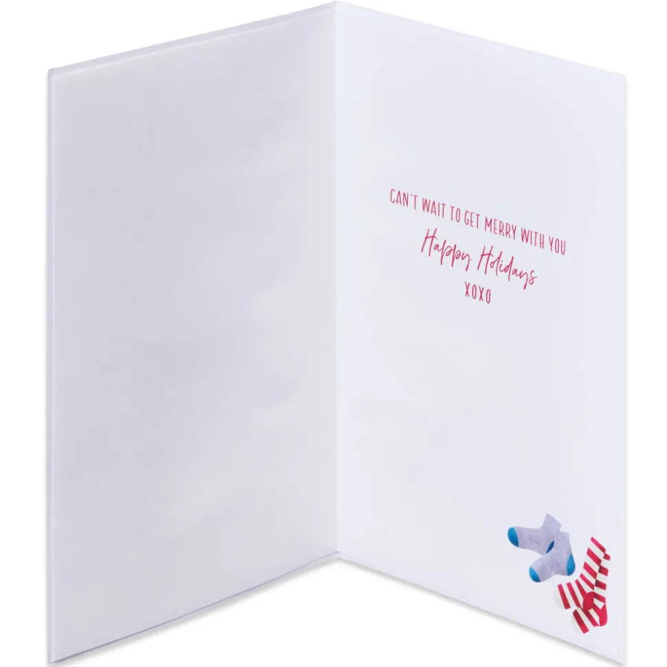 Get Merry With You Christmas Greeting Card for Husband