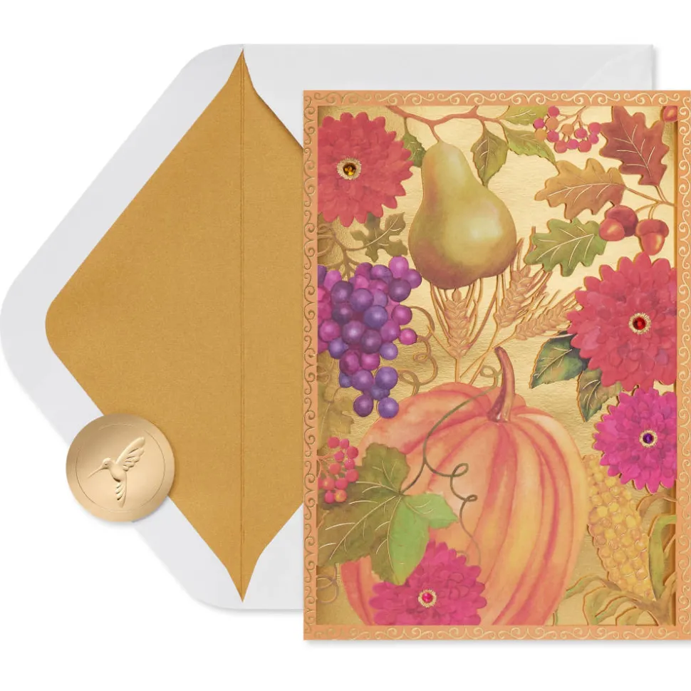 Gifts of Family and Friends Thanksgiving Greeting Card