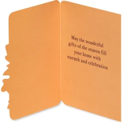 Gifts of the Season Displayable Thanksgiving Greeting Card